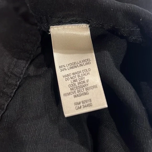 Juice Couture size 4 black shorts with belt never worn Lyocell and Linen - Picture 6 of 8